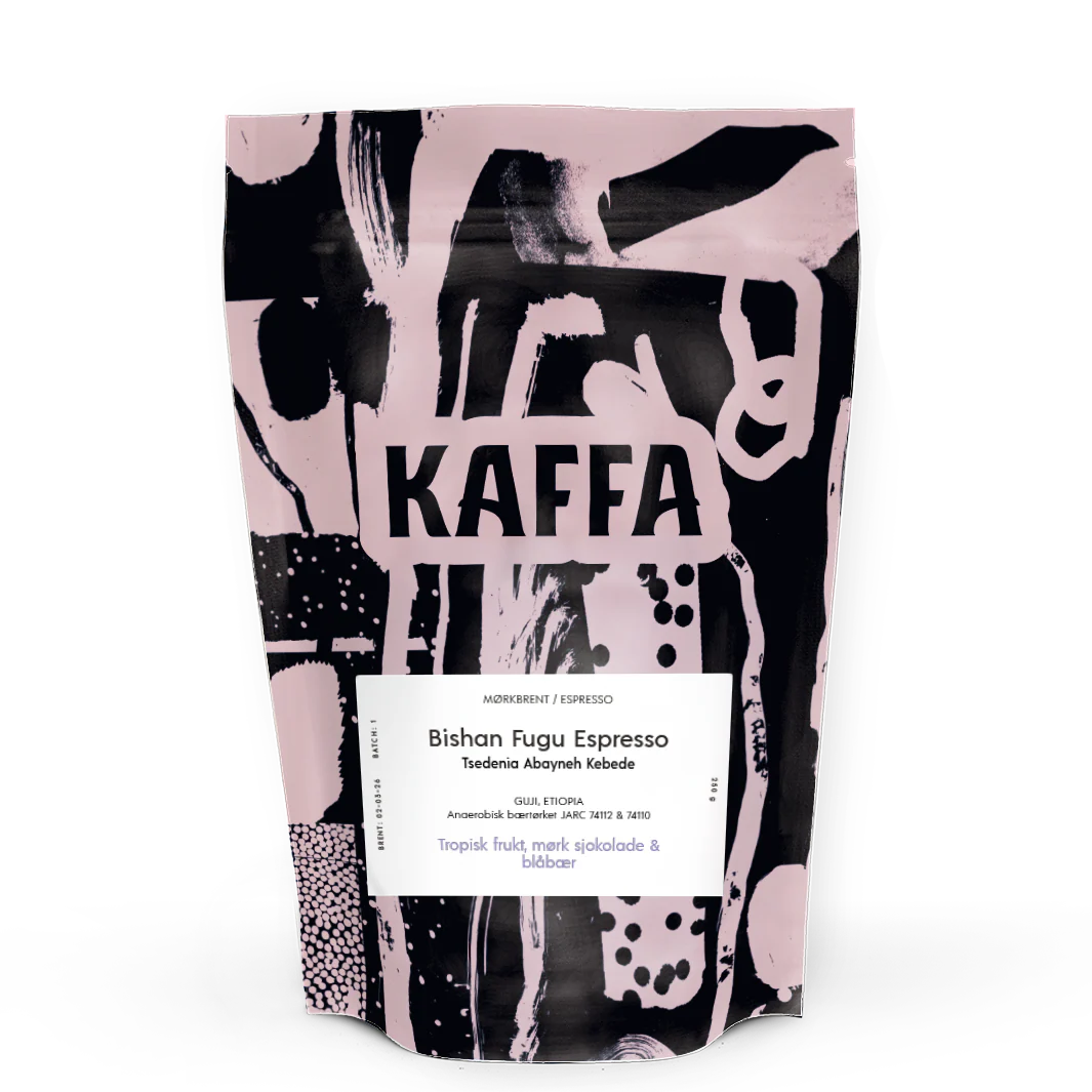 KAFFA - Etiopia, Bishan Fugu, Mørkbrent/Espresso