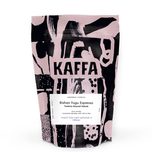 KAFFA - Etiopia, Bishan Fugu, Mørkbrent/Espresso
